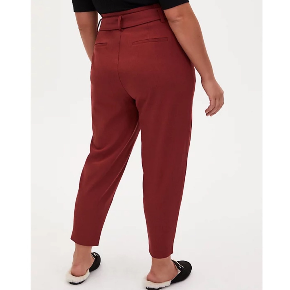 NWT TORRID Self Tie Tapered Pants - Picture 4 of 10